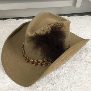 Vintage 1970 Levis Strauss & Co Cowboy Hat size 6 7/8(small)